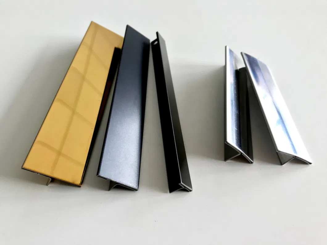 Stainless Steel L T U Shape Metal Tile Trim