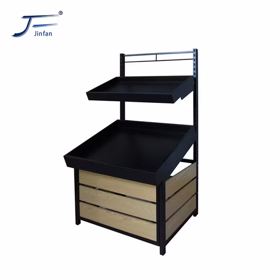 야채용 슈퍼마켓 스테인레스 스틸 디스플레이 선반